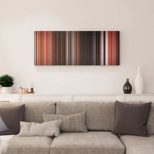 Living room interior with The Grand Budapest Hotel Frome on the wall