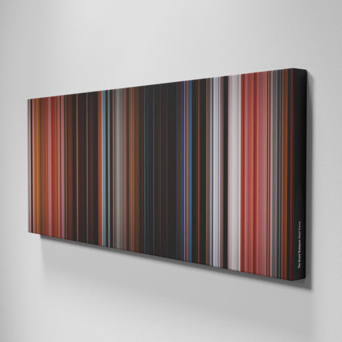 Side view of Buff's of The Grand Budapest Hotel Frome on the wall