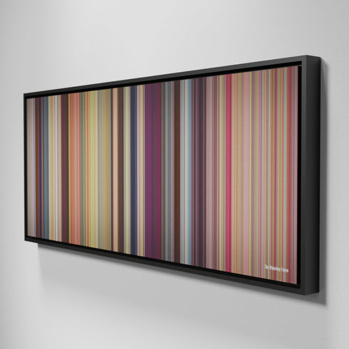 Side view of Framed Buff's of The Waterboy Frome on the wall