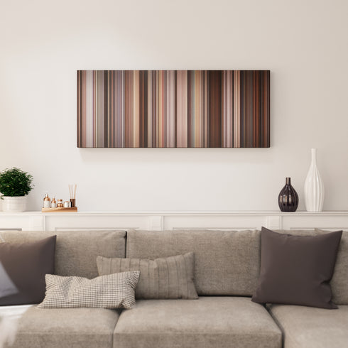 The Wolf of Wall Street canvas print in living room - film wall decor