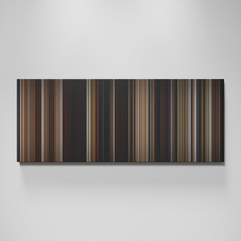 Tombstone movie canvas wall art - color palette print