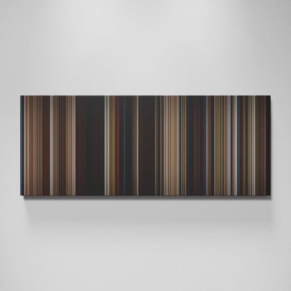 Tombstone movie canvas wall art - color palette print