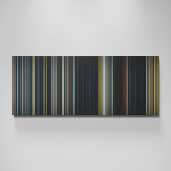 Warm Bodies movie canvas wall art - color palette print