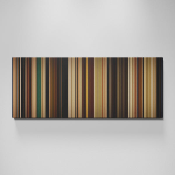 Her movie canvas wall art - color palette print
