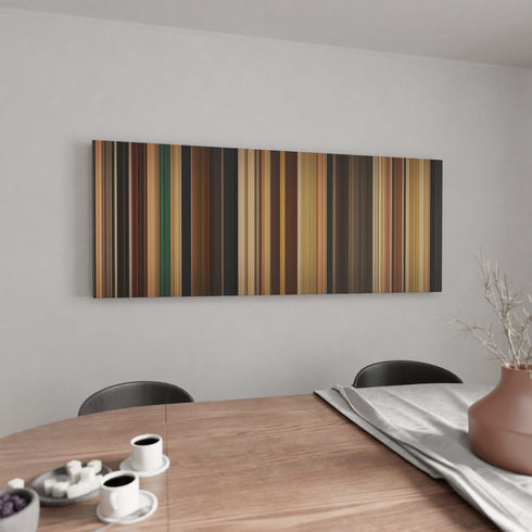 Her canvas wall art in kitchen - movie decor