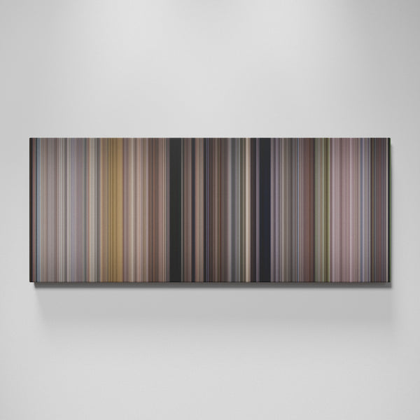 Notting Hill movie canvas wall art - color palette print