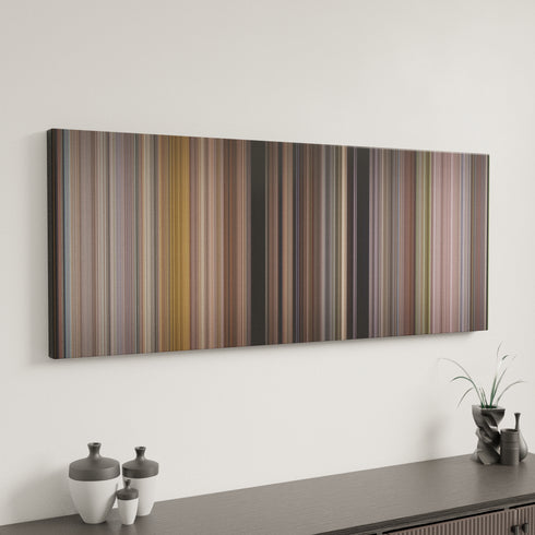 Notting Hill canvas art in modern interior - movie color palette