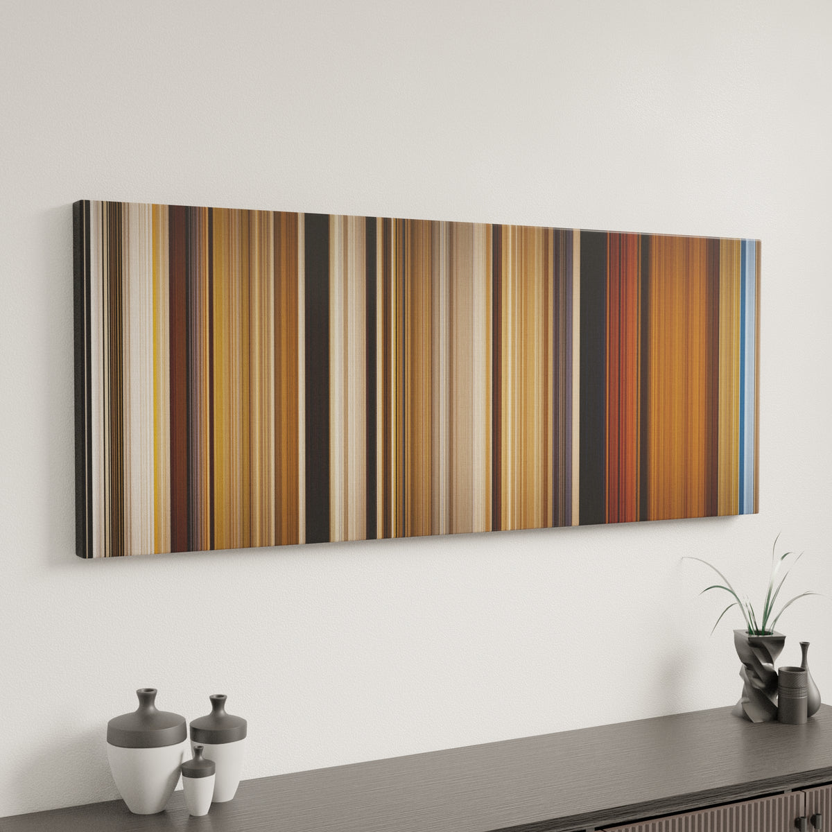 O Brother, Where Art Thou canvas art in modern interior - movie color palette