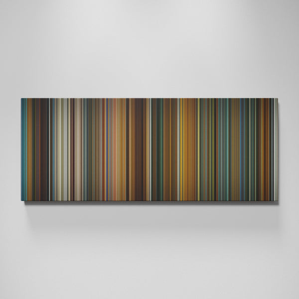 Ocean's Eleven movie canvas wall art - color palette print