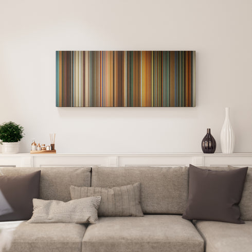 Living room interior with Ocean's Eleven Frome on the wall