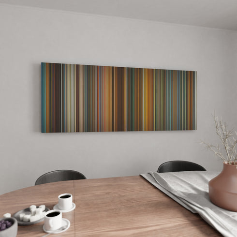 Ocean's Eleven canvas wall art in kitchen - movie decor