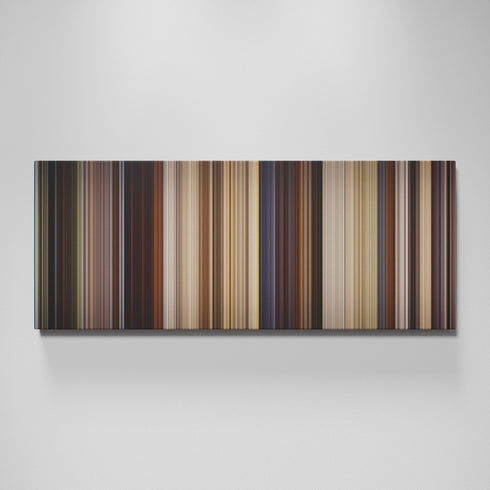 Raiders of the Lost Ark movie canvas wall art - color palette print