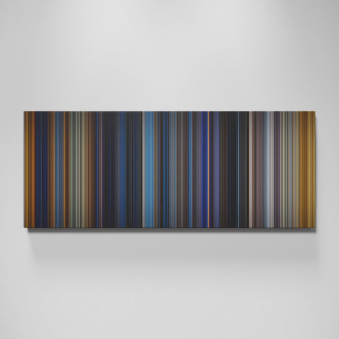 Bad Boys movie canvas wall art - color palette print