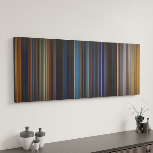 Bad Boys canvas art in modern interior - movie color palette