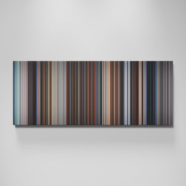Eternal Sunshine of the Spotless Mind movie canvas wall art - color palette print