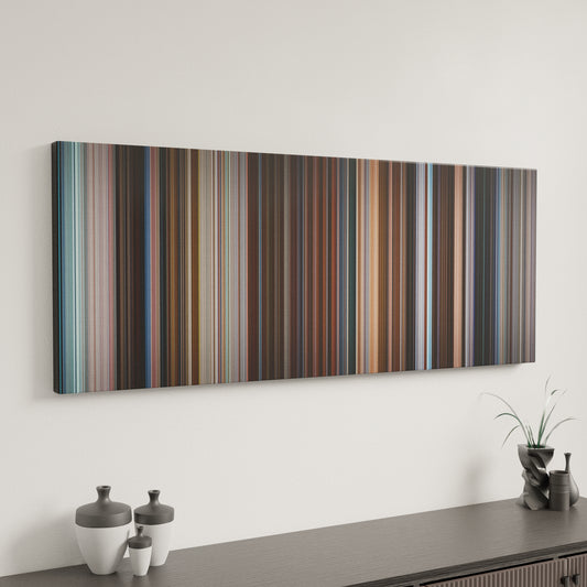 Minimal interior design with Eternal Sunshine of the Spotless Mind Frome on the wall