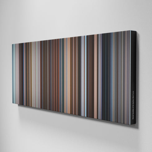 Side view of Buff's of Eternal Sunshine of the Spotless Mind Frome on the wall