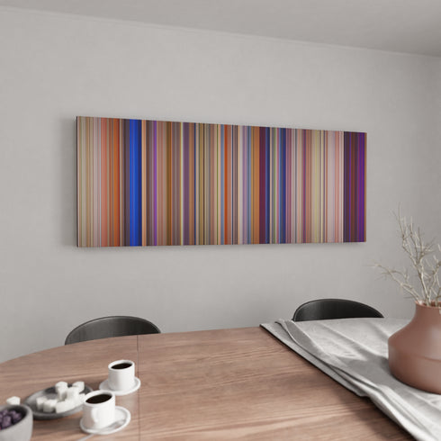 Haggard canvas wall art in kitchen - movie decor