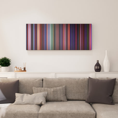 Hercules canvas print in living room - film wall decor