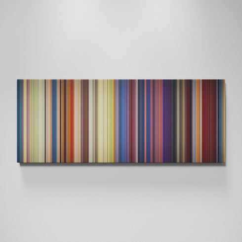 Mulan II movie canvas wall art - color palette print