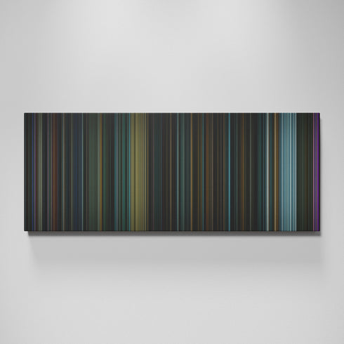 Suicide Squad movie canvas wall art - color palette print