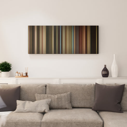 Taxi Driver canvas print in living room - film wall decor
