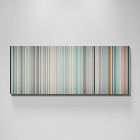 The Girl Who Leapt Through Time movie canvas wall art - color palette print