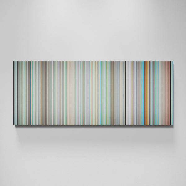 The Girl Who Leapt Through Time movie canvas wall art - color palette print