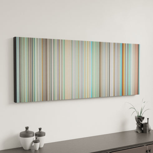 The Girl Who Leapt Through Time canvas art in modern interior - movie color palette