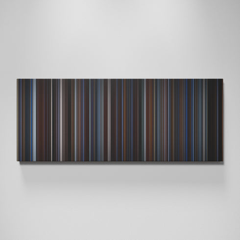 The Prestige movie canvas wall art - color palette print