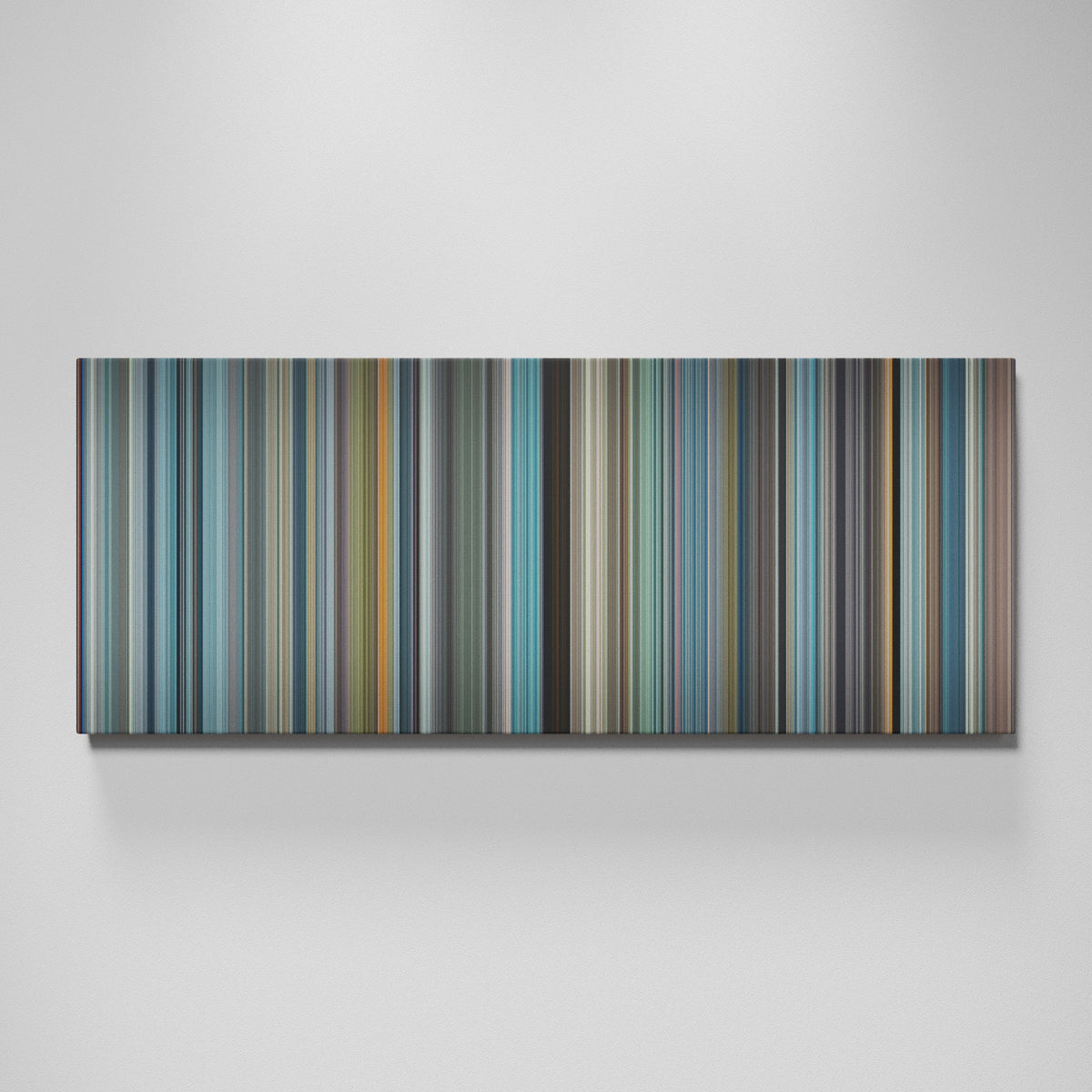 The Secret Life of Walter Mitty movie canvas wall art - color palette print