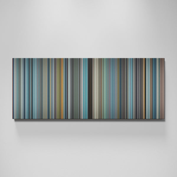 The Secret Life of Walter Mitty movie canvas wall art - color palette print