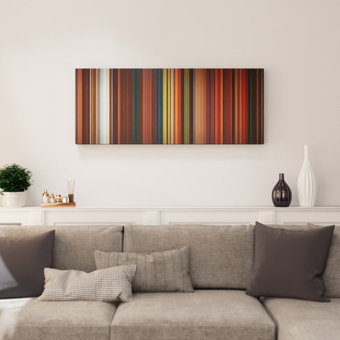 Living room interior with Anastasia Frome on the wall
