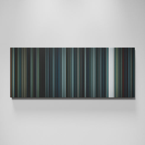 Arrival movie canvas wall art - color palette print