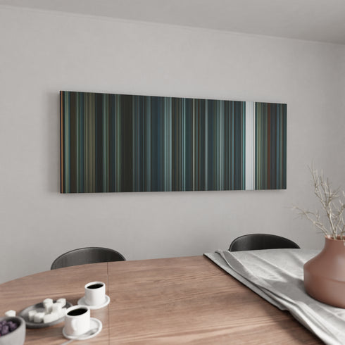 Kitchen with Arrival Frome on the wall