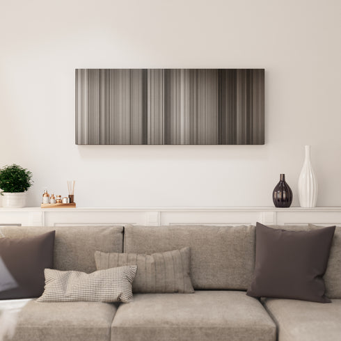 Casablanca canvas print in living room - film wall decor