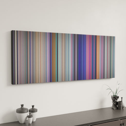 Cinderella canvas art in modern interior - movie color palette