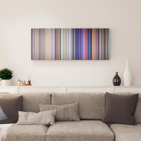 Cinderella canvas print in living room - film wall decor