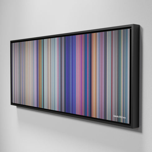 Side view of Framed Buff's of Cinderella Frome on the wall