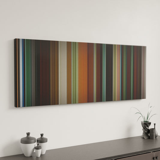 Minimal interior design with Garden State Frome on the wall