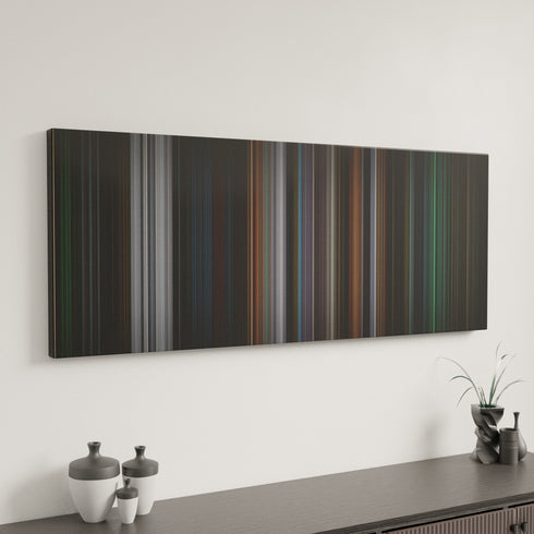 Minimal interior design with 8 Mile Frome on the wall