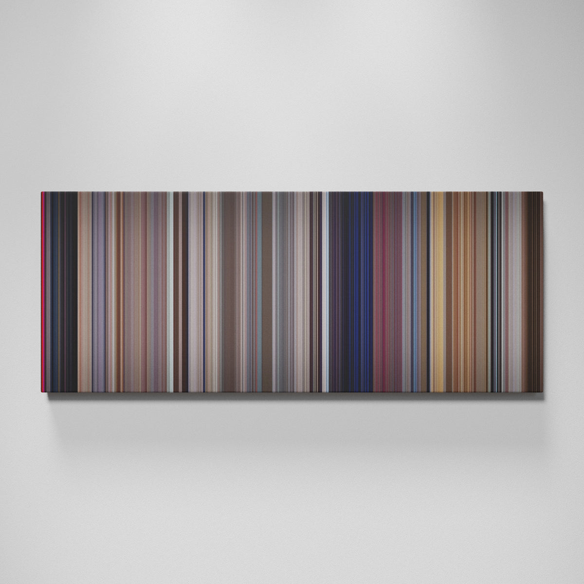 A Clockwork Orange movie canvas wall art - color palette print