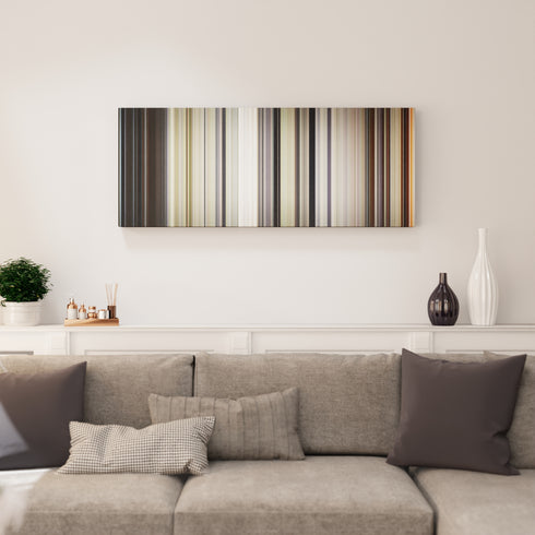 Midsommar canvas print in living room - film wall decor