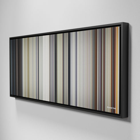 Side view of Framed Buff's of Midsommar Frome on the wall