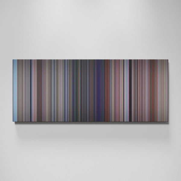 My Blue Heaven movie canvas wall art - color palette print