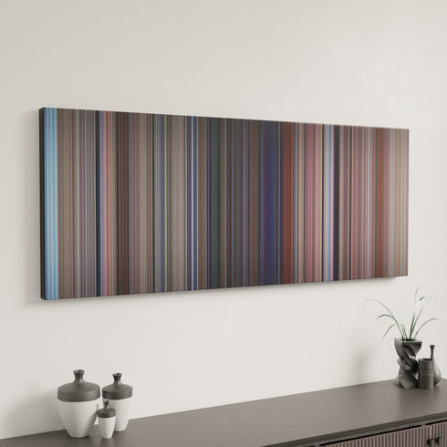 My Blue Heaven canvas art in modern interior - movie color palette