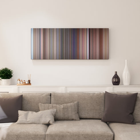 My Blue Heaven canvas print in living room - film wall decor