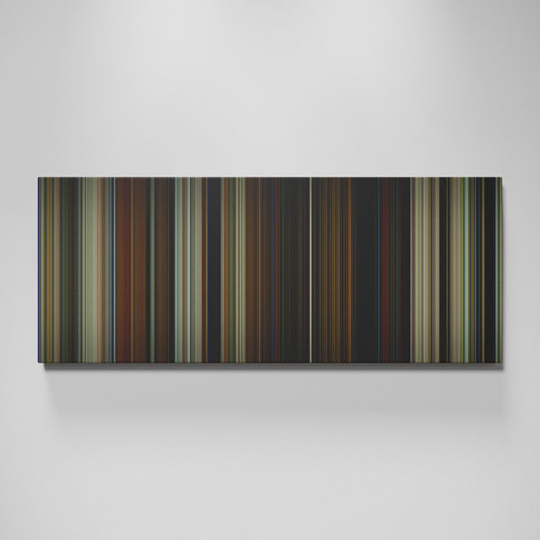 Parasite movie canvas wall art - color palette print
