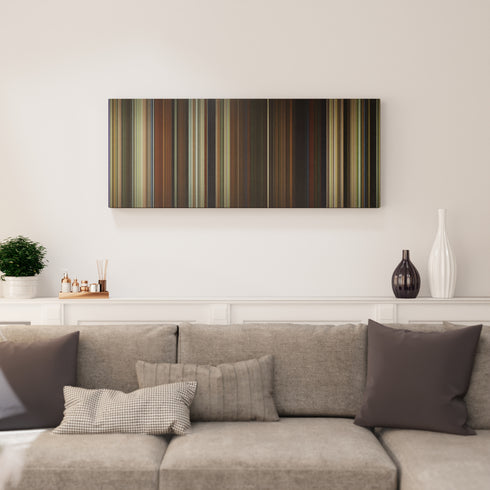 Parasite canvas print in living room - film wall decor