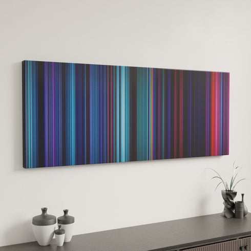 Pocahontas canvas art in modern interior - movie color palette